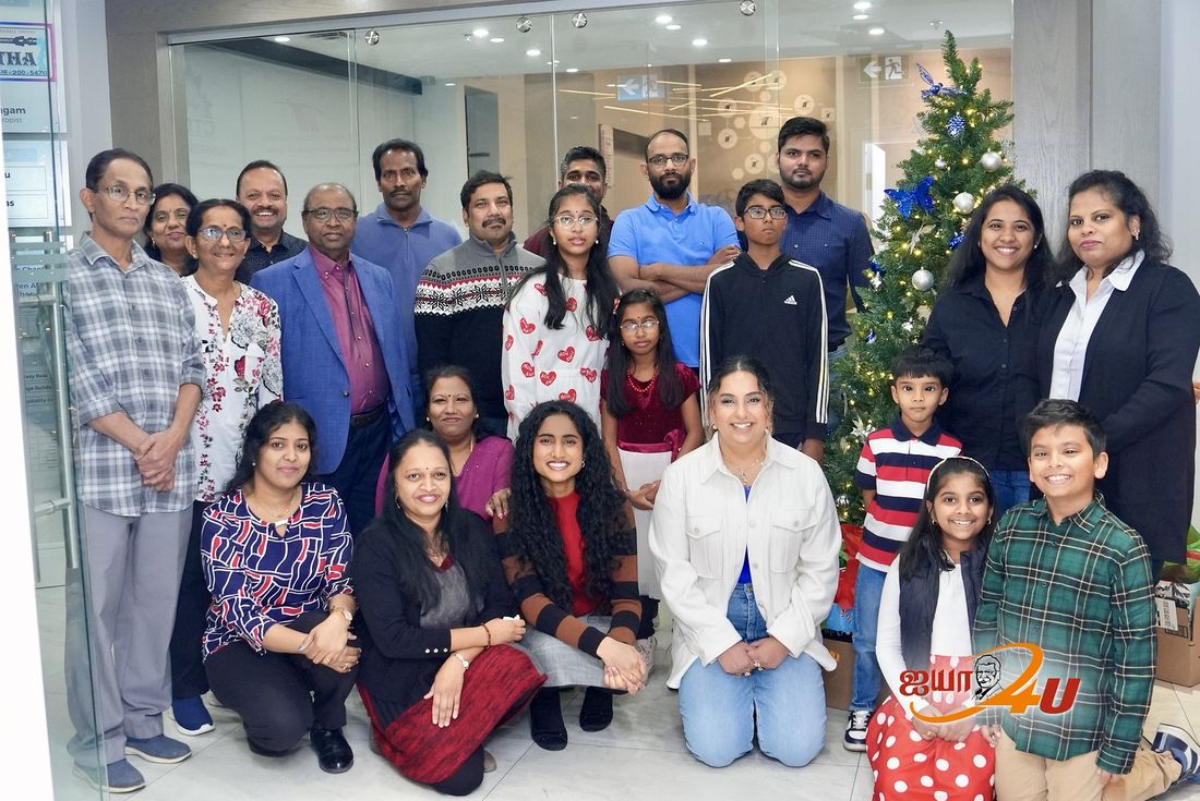 Our team and their families at the 2024 year-end gathering